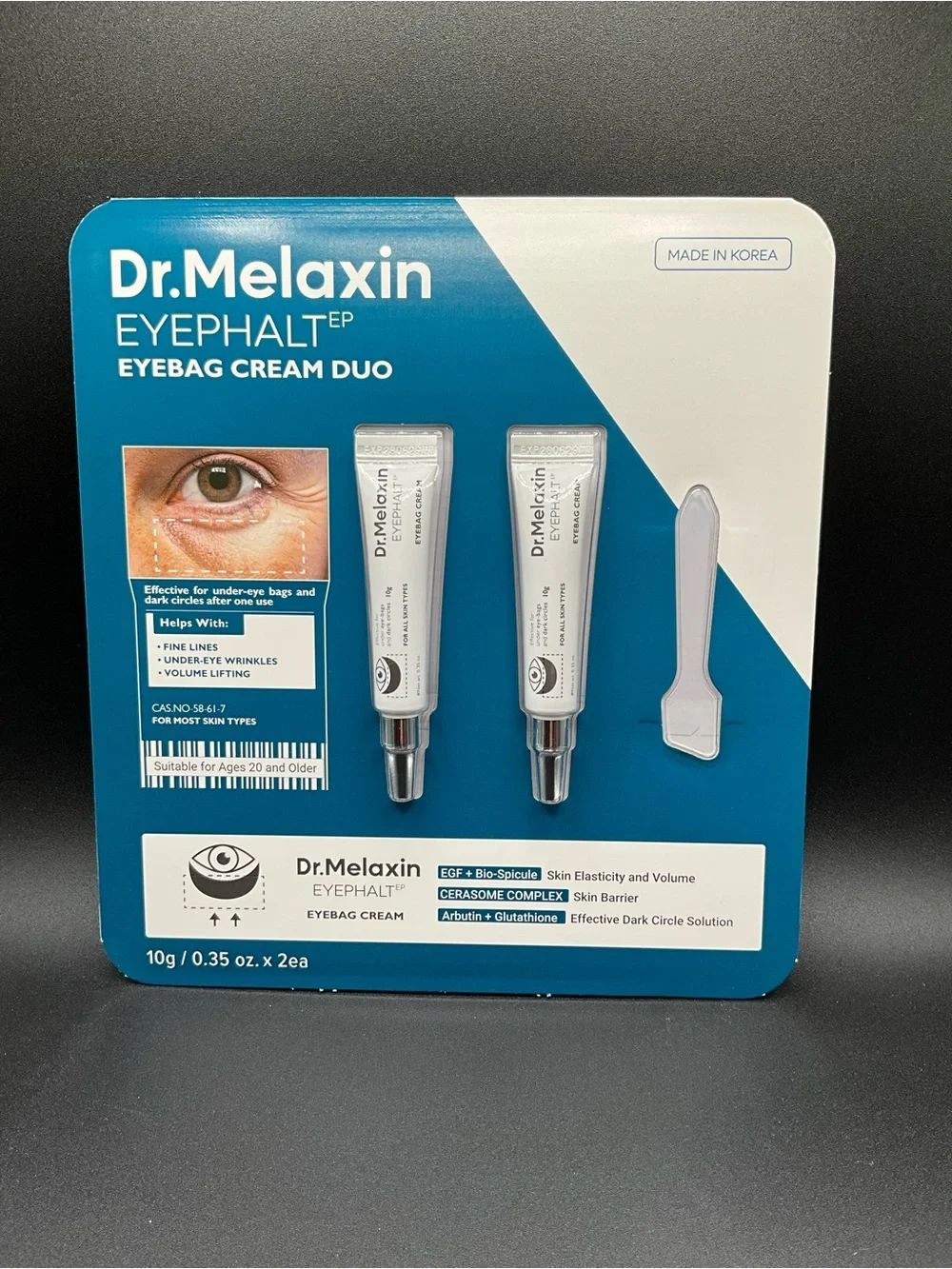 Dr melaxin eyephalt eyebag cream duo new